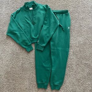 Victoria’s Secret Green Sweat Set